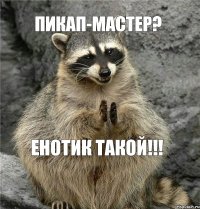 ПИКАП-МАСТЕР? ЕНОТИК ТАКОЙ!!!