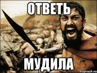 ответь мудила