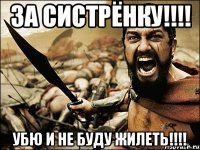 за систрёнку!!! убю и не буду жилеть!!!