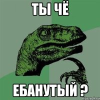 ты чё ебанутый ?