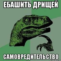 ебашить дрищей самовредительство