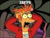 завтра +36