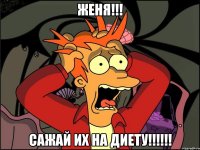 женя!!! сажай их на диету!!!