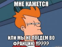 мне кажется или мы не поедем во францию !!???