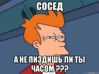 сосед а не пиздишь ли ты часом ???