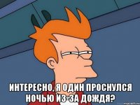  интересно, я один проснулся ночью из-за дождя?