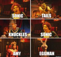 sonic tails knuckles sonic amy eggman