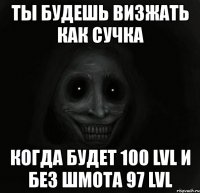 ты будешь визжать как сучка когда будет 100 lvl и без шмота 97 lvl