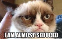  i am almost seduced