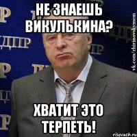 не знаешь викулькина? хватит это терпеть!