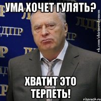 ума хочет гулять? хватит это терпеть!