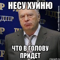 несу хуйню что в голову придет