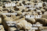 Дай КА Одолжите 1 днв на капчу Апайте топик Когда БД? Что такое "Октал" Азаза,сасайте лалки