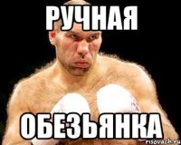 ручная обезьянка