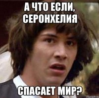 а что если, серонхелия спасает мир?