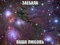 заебала ваша любовь