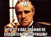 а что эт у вас трафик не сходится с месячным?