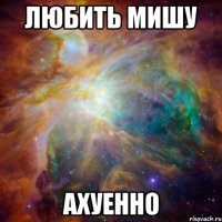 любить мишу ахуенно