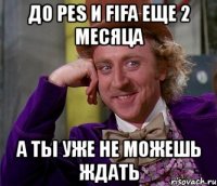 до pes и fifa еще 2 месяца а ты уже не можешь ждать