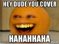 hey dude you cover hahahhaha