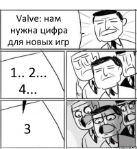 Valve: нам нужна цифра для новых игр 1.. 2... 4... 3