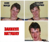 Взял морду Насадил прикормку Закинул катушку