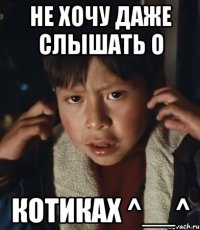 не хочу даже слышать о котиках ^__^