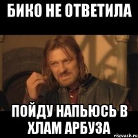 бико не ответила пойду напьюсь в хлам арбуза