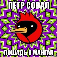 пётр совал лошадь в мангал