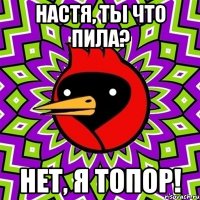 настя, ты что пила? нет, я топор!