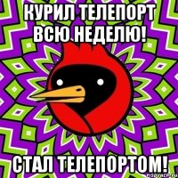 курил телепорт всю неделю! стал телепортом!