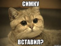 симку вставил?