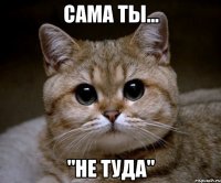 сама ты... "не туда"