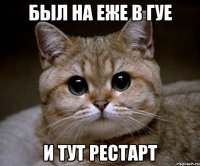 был на еже в гуе и тут рестарт