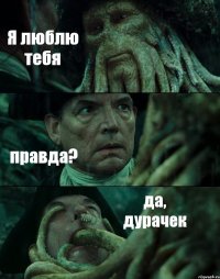 Я люблю тебя правда? да, дурачек