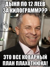 дыня по 12 леев за килограмм??? это все коварный план плахотнюка!