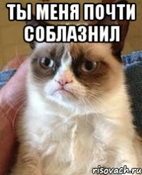 ты меня почти соблазнил 