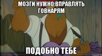 мозги нужно вправлять говнарям подобно тебе