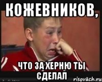 кожевников, что за херню ты сделал