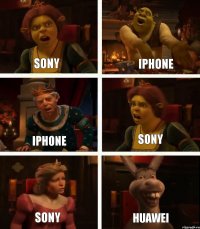 SONY iPhone SONY iPhone SONY Huawei