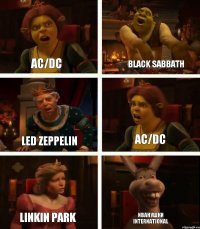 AC/DC Led Zeppelin Linkin Park Black Sabbath AC/DC Иванушки International