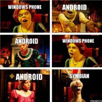 Windows Phone Android Android Windows Phone Android Symbian