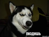 пиздишь