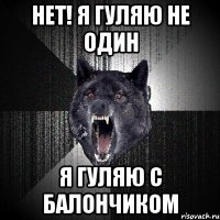 нет! я гуляю не один я гуляю с балончиком