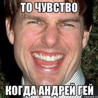 то чувство когда андрей гей