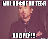 мне пофиг на тебя андрей!!!