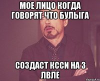 мое лицо когда говорят что булыга создаст ксси на 3 лвле