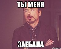 ты меня заебала