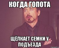 когда гопота щёлкает семки у подъезда