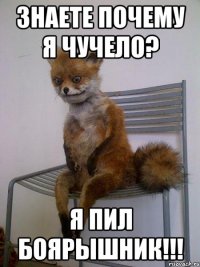 знаете почему я чучело? я пил боярышник!!!